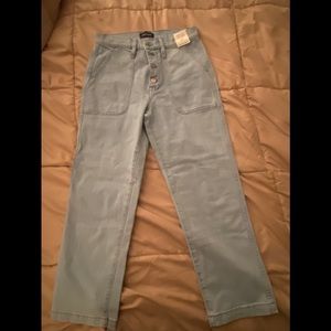 J Crew cropped denim jeans